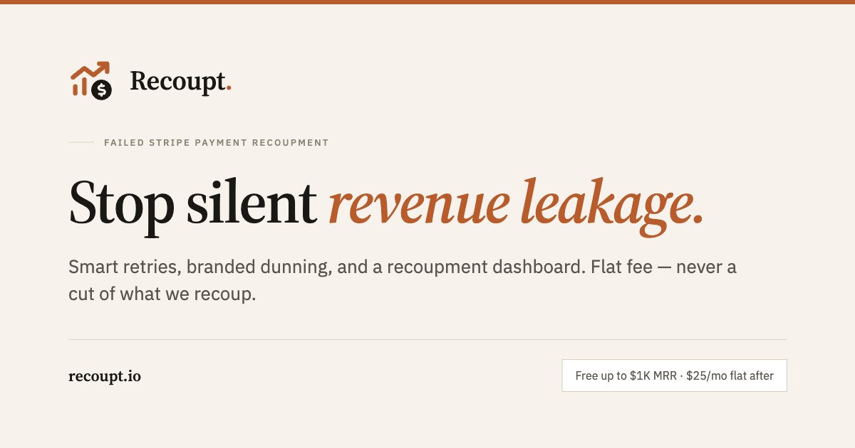Recoupt